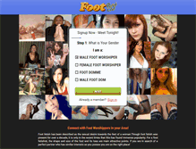 Tablet Screenshot of footfetishclub.com